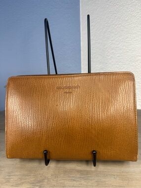 Vintage Georges Rech Paris Mens Leather Document Case Portfolio NWT